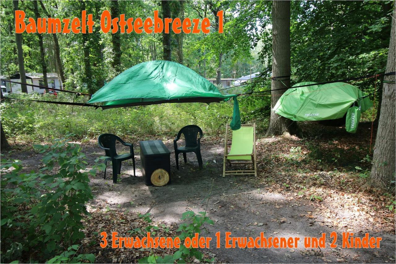 Baumzeltdorf Ostseebreeze Direkt Am Strand Dranske Exterior photo